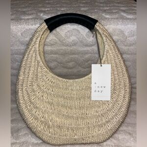 NWT-A New Day Purse
Structured/Straw